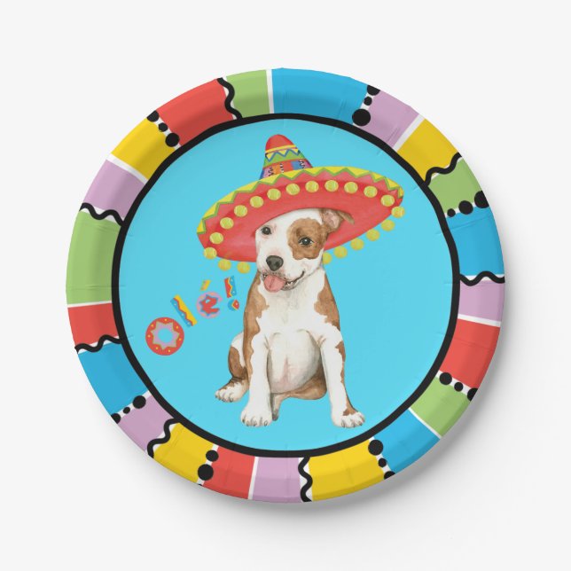 Fiesta Am Staff Paper Plates (Front)