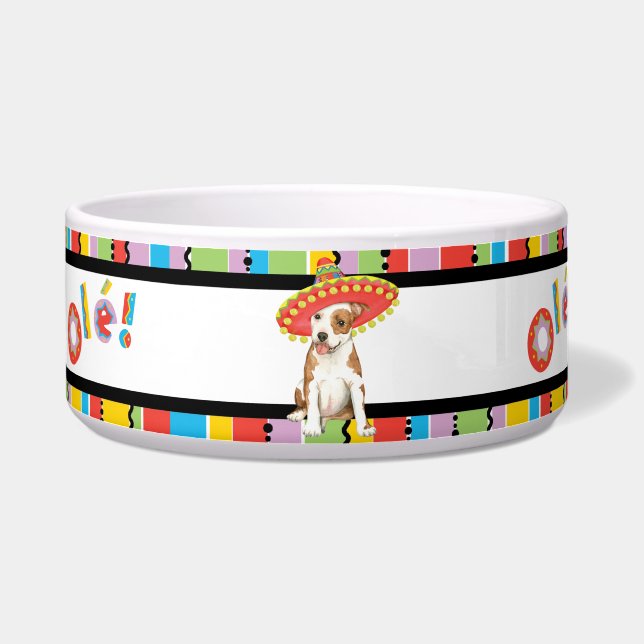 Fiesta Am Staff Pet Bowl (Left)