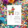 Fiesta and Fun Piñata Llama Boy First Birthday Invitation