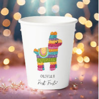 Fiesta and Fun Piñata Mexican Llama First Birthday
