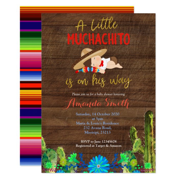 little muchacho baby shower