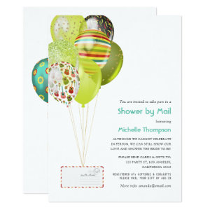 Fiesta Baby or Bridal Shower by Mail Invitation