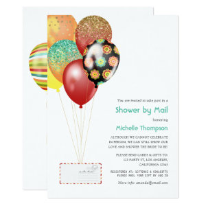 Fiesta Baby or Bridal Shower by Mail Invitation