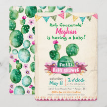 Fiesta Baby Shower Invitation