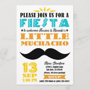 Fiesta Baby Shower Invitation
