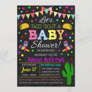 Fiesta Baby Shower Invitation
