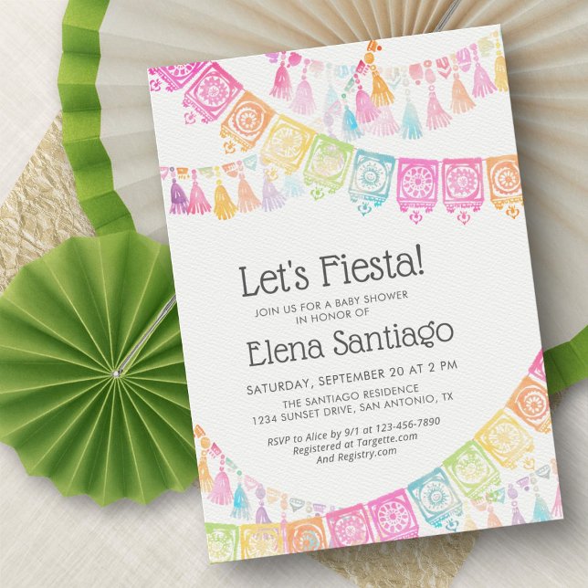 Fiesta Baby Shower Invitation (Creator Uploaded)