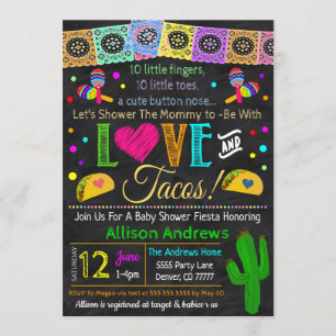 Fiesta Baby Shower Invitation