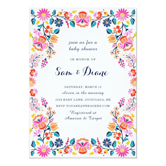 Fiesta Baby Shower Invitation