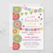 Fiesta Baby Shower Invitation Girl Fiesta Shower (Front)