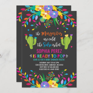 Fiesta Baby Shower Invitation Mexican Baby Shower