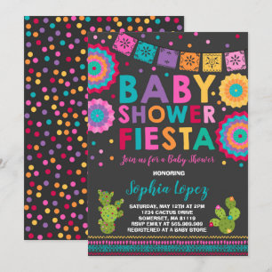 Fiesta Baby Shower Invitation Mexican Baby Shower