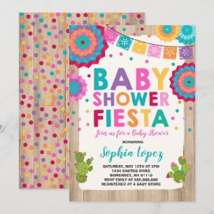Fiesta Baby Shower Invitation Mexican Baby Shower