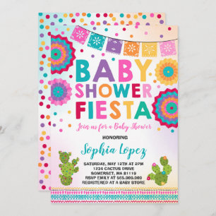 Fiesta Baby Shower Invitation Mexican Baby Shower