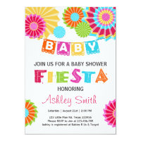 Fiesta Baby shower invitation Mexican baby shower