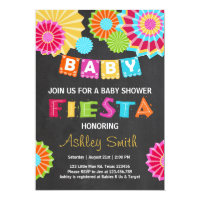 Fiesta Baby shower invitation Mexican baby shower