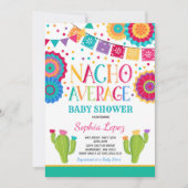 Fiesta Baby Shower Invitation Nacho Average Shower (Front)