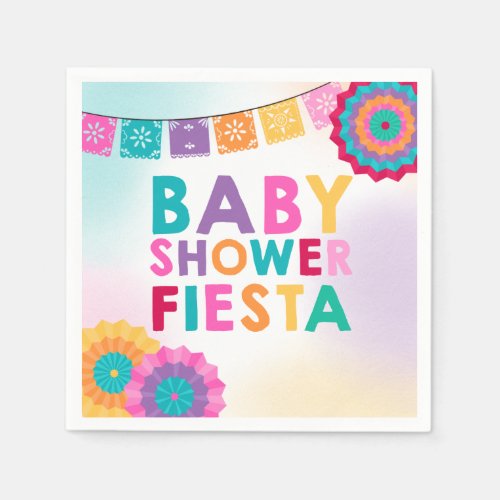 Fiesta Baby Shower Napkin Mexican Baby Shower