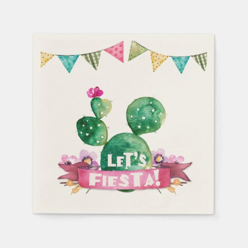 Fiesta Baby Shower Napkins