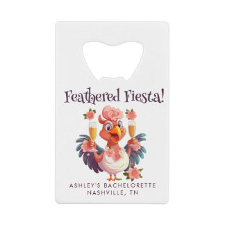 Fiesta Bachelorette Party - Get Your Drink On! Credit Card Bottle Opener