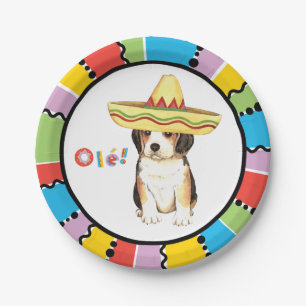 Fiesta Beagle Paper Plates