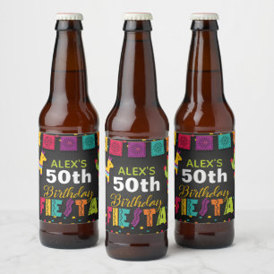 Fiesta Beer Label - Customize Name/Year