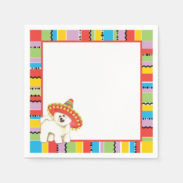 Fiesta Bichon Napkins (Front)
