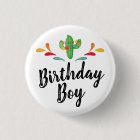 Fiesta Birthday Boy Button