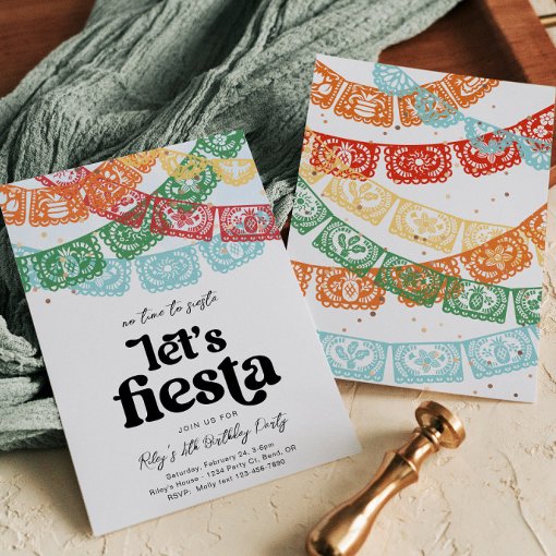 Fiesta Birthday Invitation Zazzle