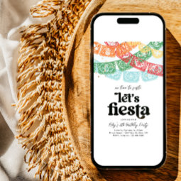 Fiesta Birthday Invitation Zazzle