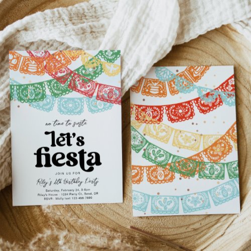 Fiesta Birthday Invitation