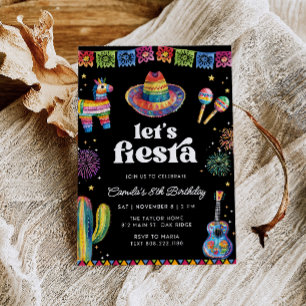 Fiesta Birthday Invitation