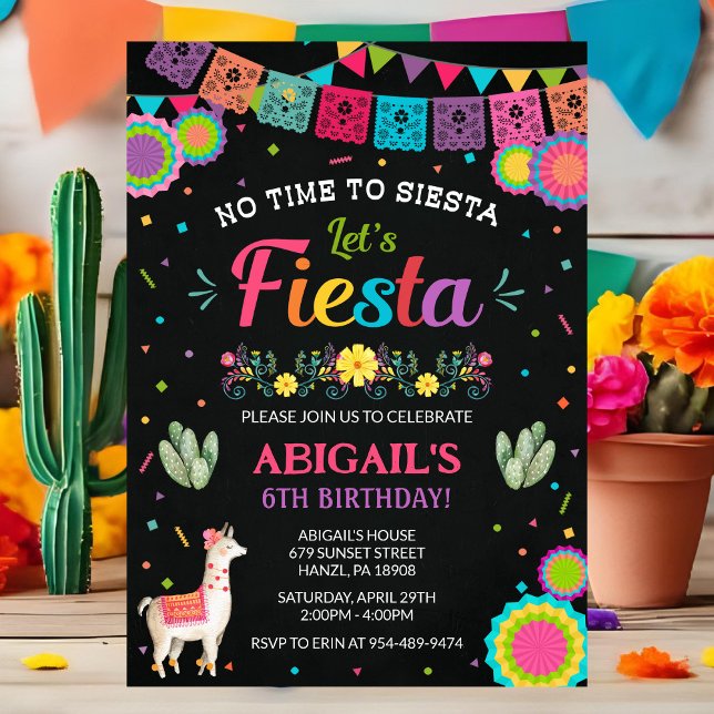 Fiesta Birthday Invitation | Mexican Party Invite (Creator Uploaded)