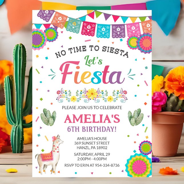 Fiesta Birthday Invitation | Mexican Party Invite (Creator Uploaded)