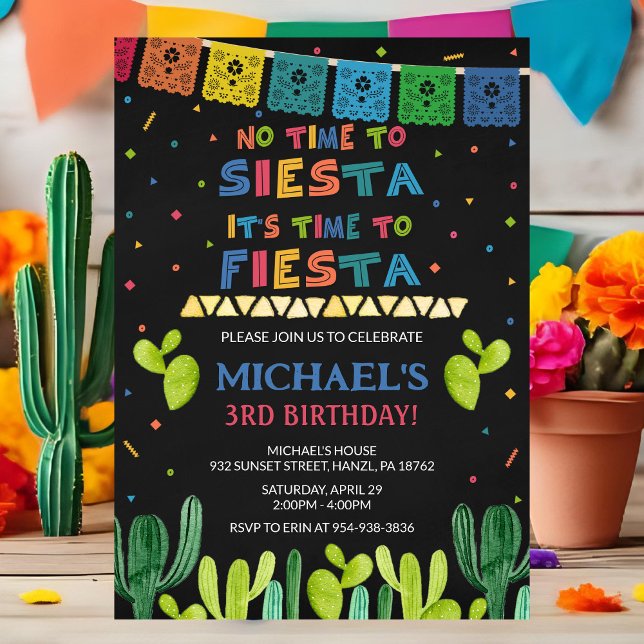 Fiesta Birthday Invitation | Mexican Party Invite (Creator Uploaded)