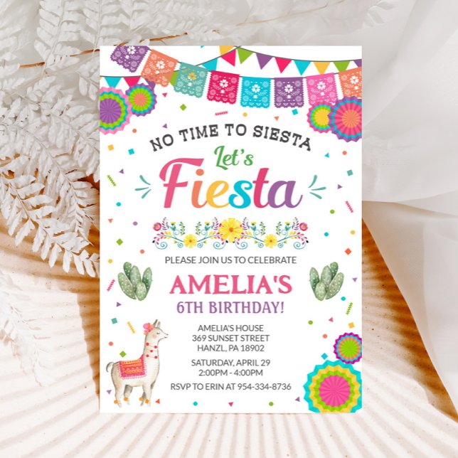 Fiesta Birthday Invitation | Mexican Party Invite (Creator Uploaded)
