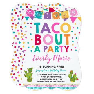 Taco Bout A Party Invitation 3