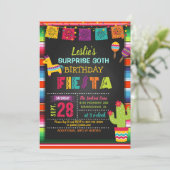 Fiesta Birthday Invitation with Pinata (Standing Front)