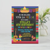 Fiesta Birthday Party Invitations (Standing Front)