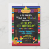 Fiesta Birthday Party Invitations (Front)