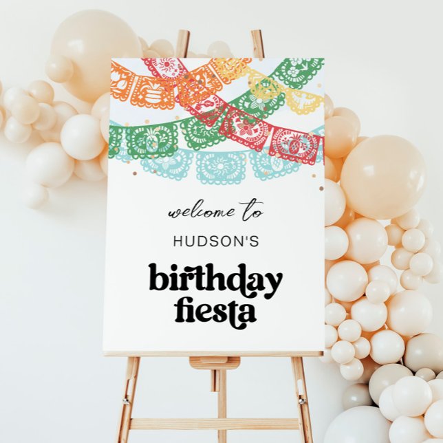 Fiesta Birthday Party Welcome Sign (Creator Uploaded)