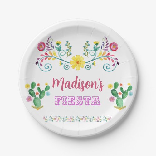 Fiesta Birthday Plate Fiesta Party Plates