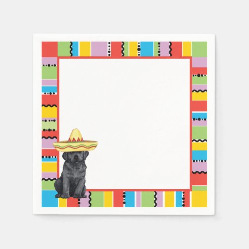 Fiesta Black Lab Paper Napkins