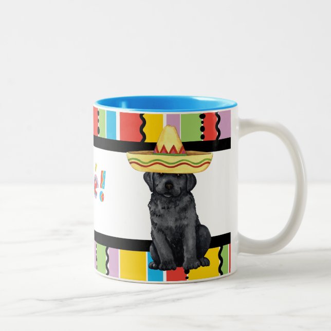 Fiesta Black Lab Two-Tone Coffee Mug (Right)