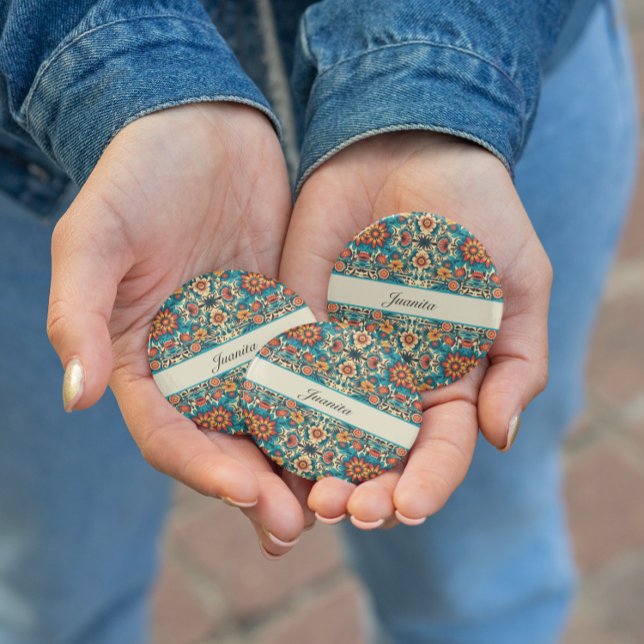 Fiesta Blooms, customizable Bottle Opener (Creator Uploaded)