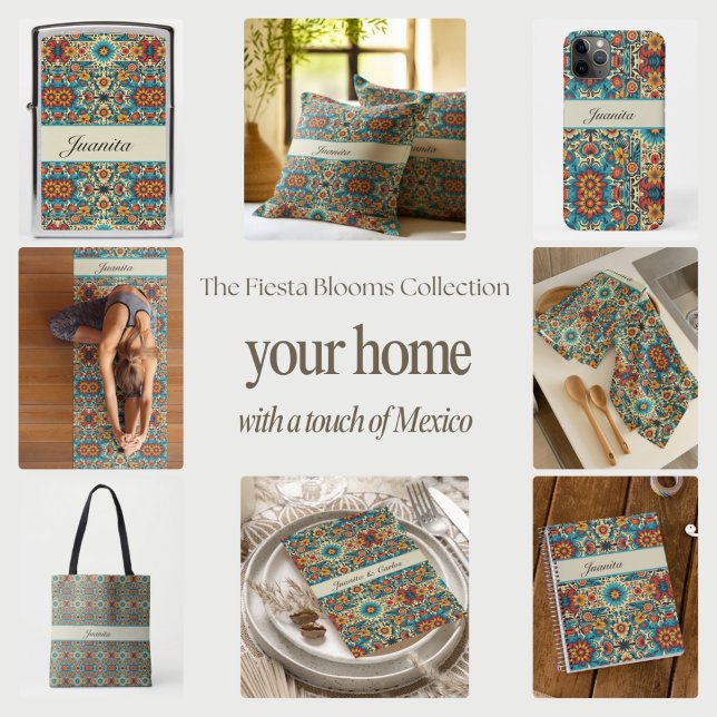 Fiesta Blooms, customizable Keychain (Creator Uploaded)