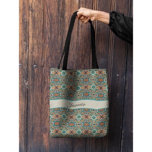 Fiesta Blooms, customizable Tote Bag