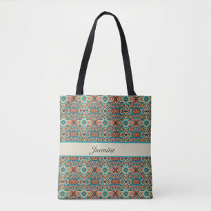 Fiesta Blooms, customizable Tote Bag