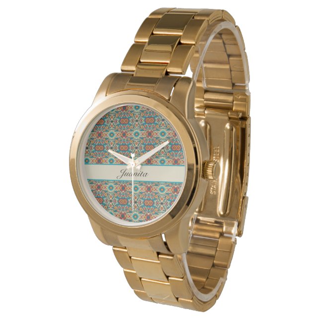 Fiesta Blooms, customizable Watch (Angled)