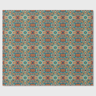 Fiesta Blooms, customizable Wrapping Paper